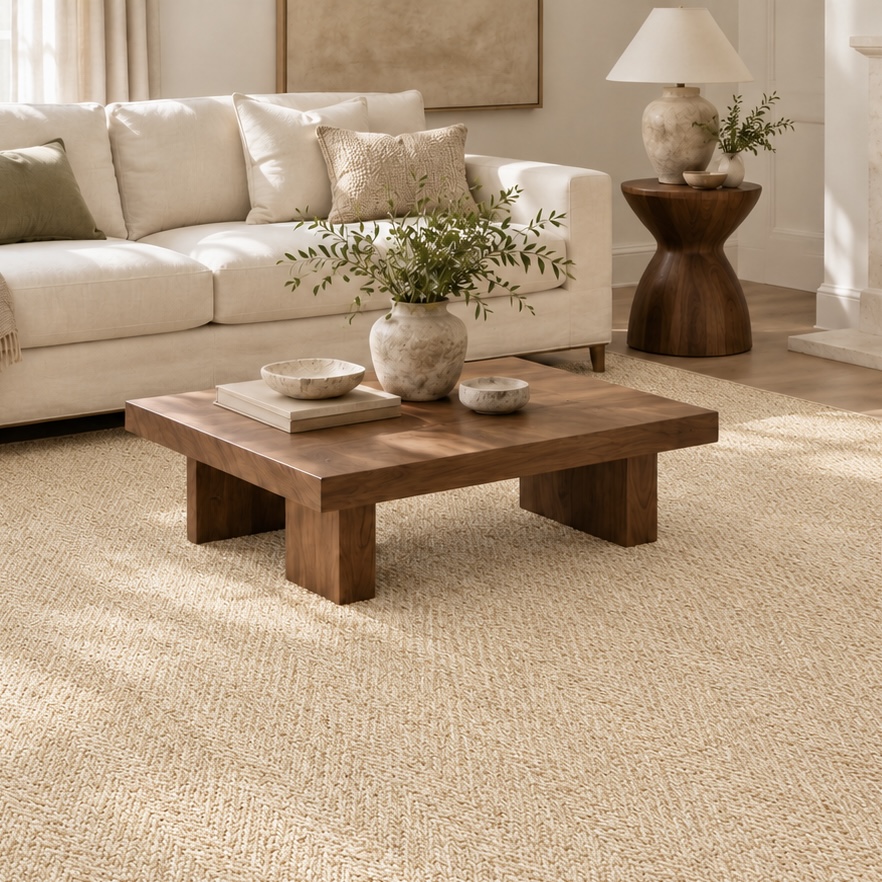 F9C80664-00E5-4D92-A1F0-C18F8CA1DB8E Fine herringbone sisal weave of Sonoma Springs in Blonde.